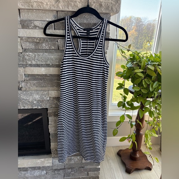 J. Crew | Navy and White Striped Tank Dress | Size XXS - Picture 2 of 5